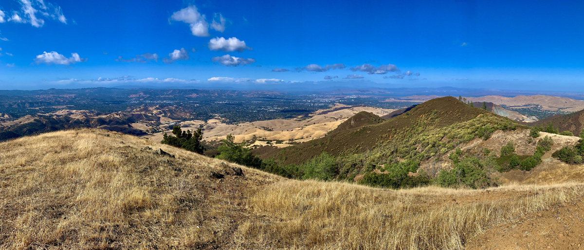 The views from Mount Diablo are far and sweeping.