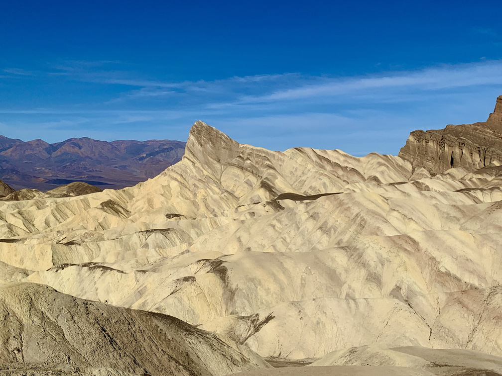 The lines and textures along the Golden Canyon hike in Death Valley are amazing to look at.