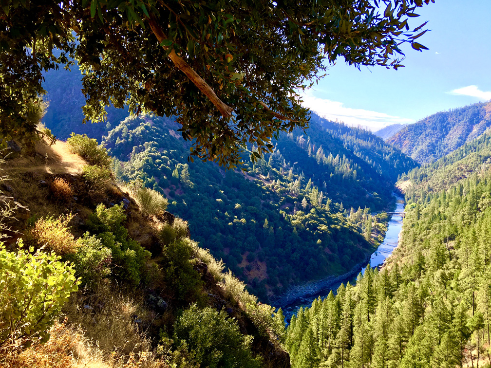 The American River Canyon from the Stevens Trail.